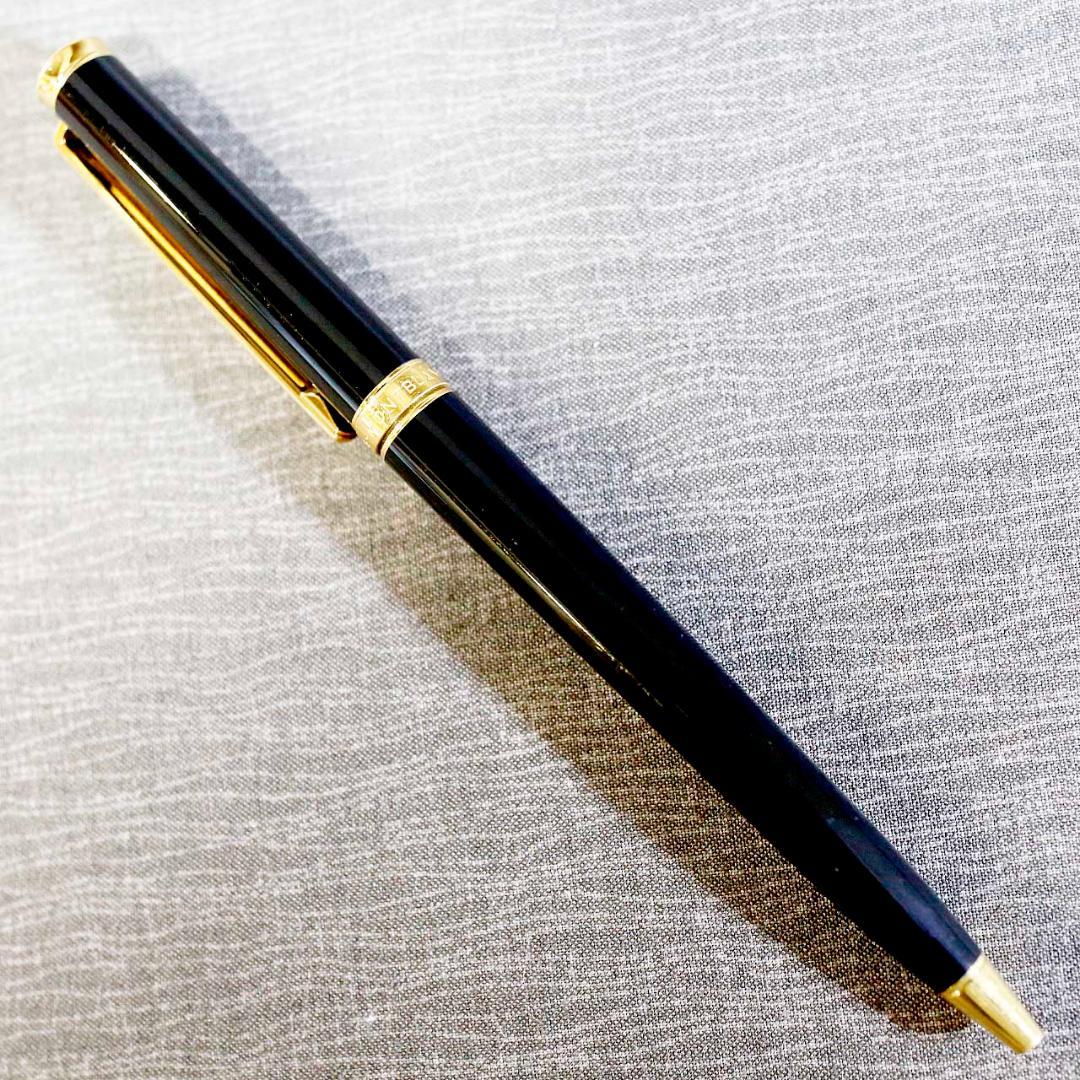 【送料込み】モンブラン ボールペン ノブレスオブリージュ　ブラック ゴールド