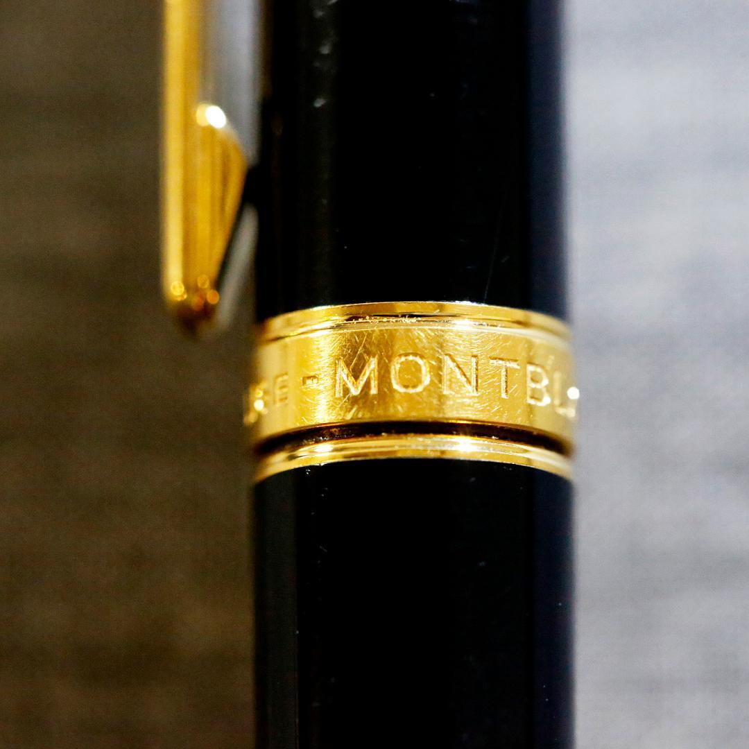 【送料込み】モンブラン ボールペン ノブレスオブリージュ　ブラック ゴールド