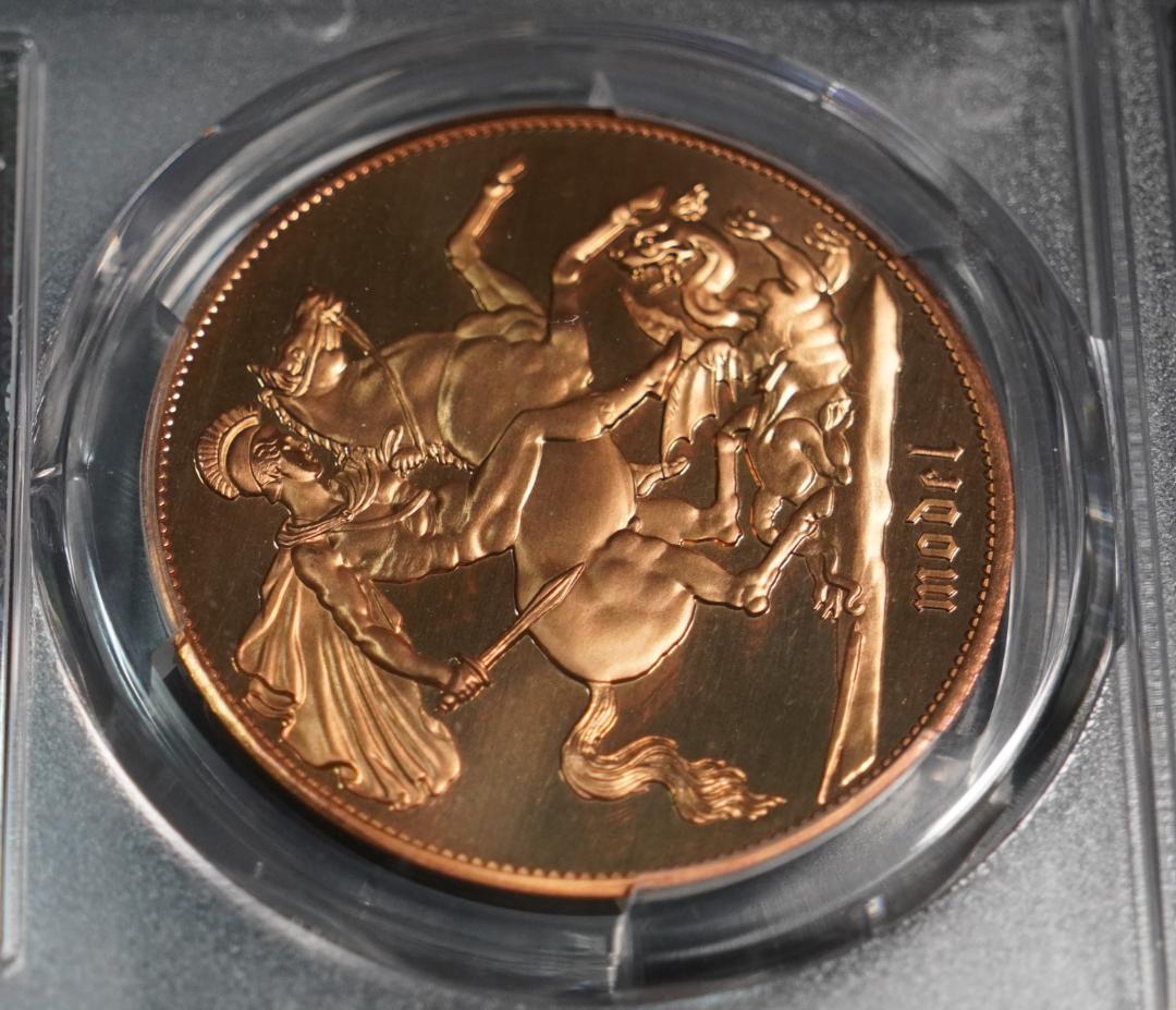 1851 ゴシッククラウン PCGS PR67DCAM 銅貨 INAレトロ