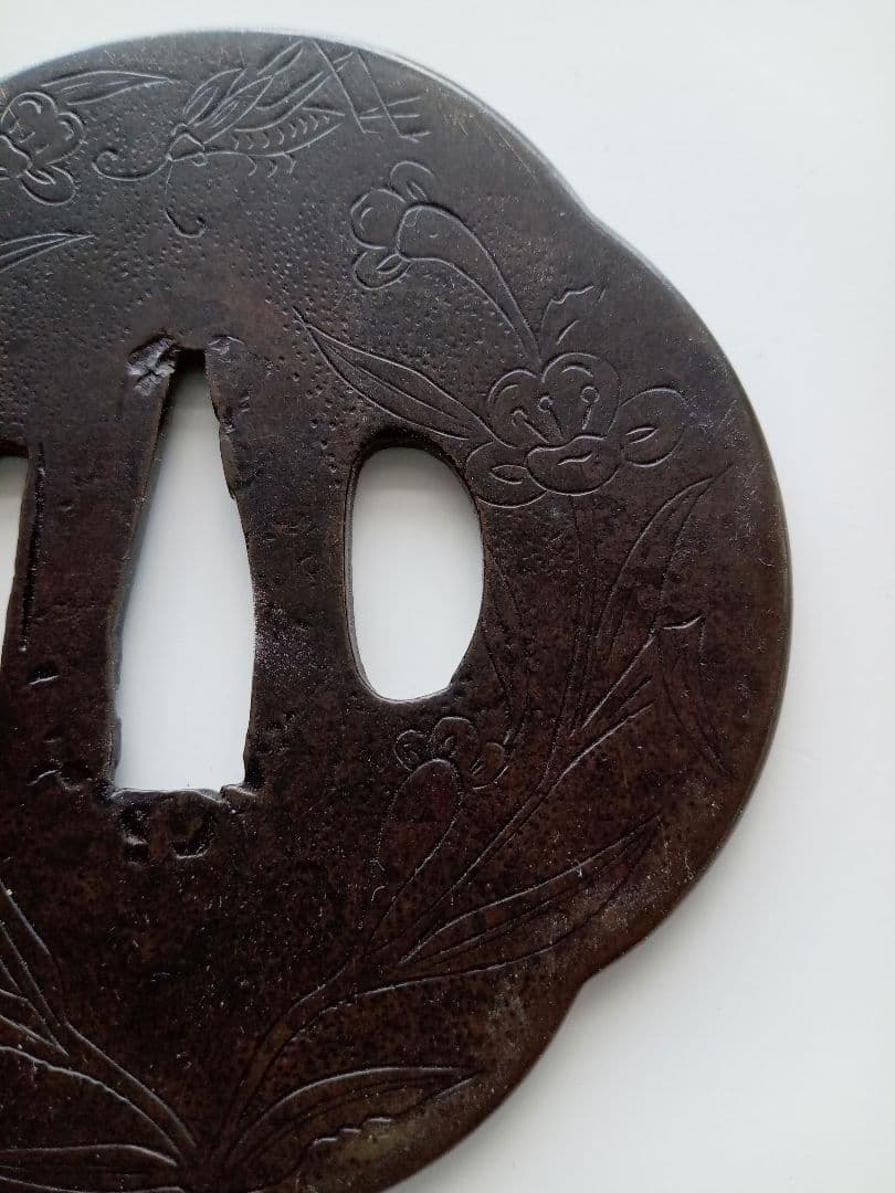 鍔(鐔)　古金工　桃山時代