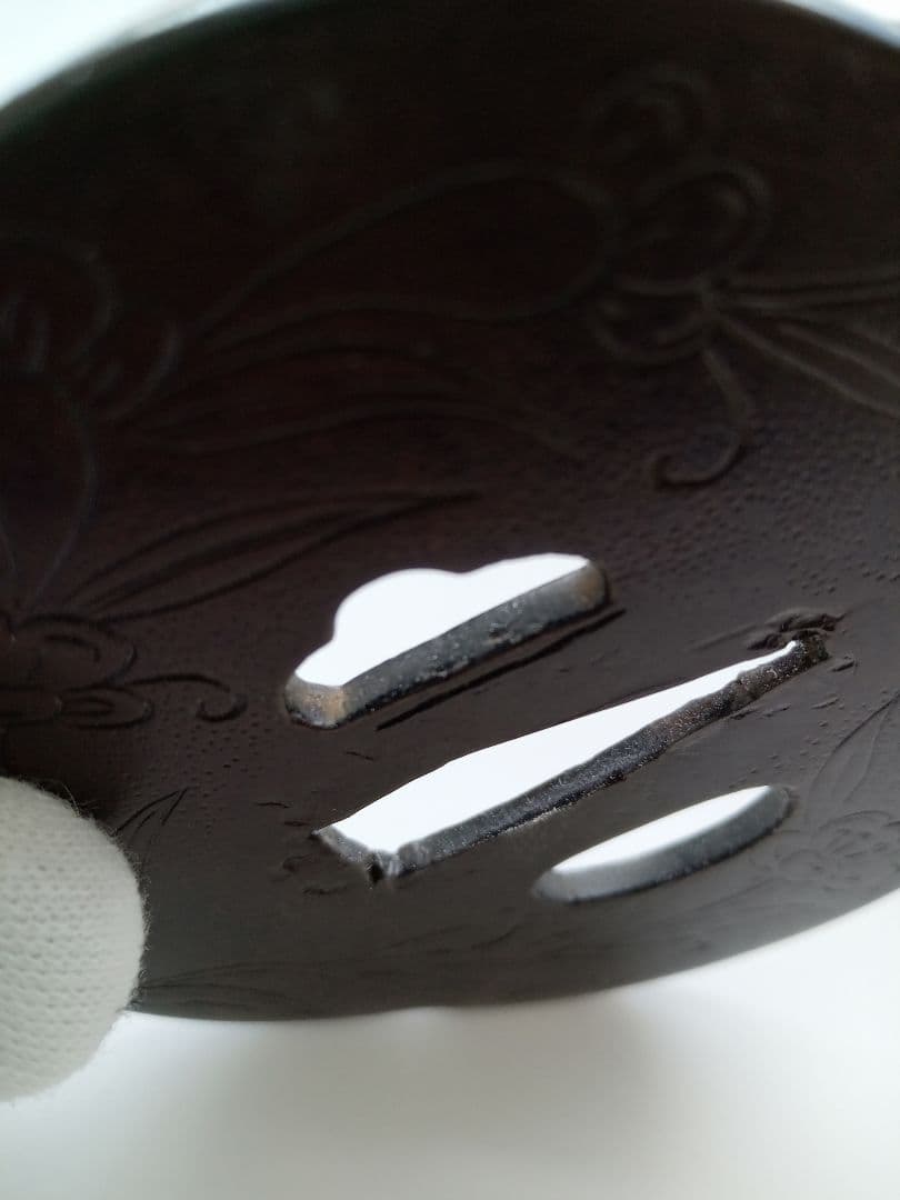 鍔(鐔)　古金工　桃山時代