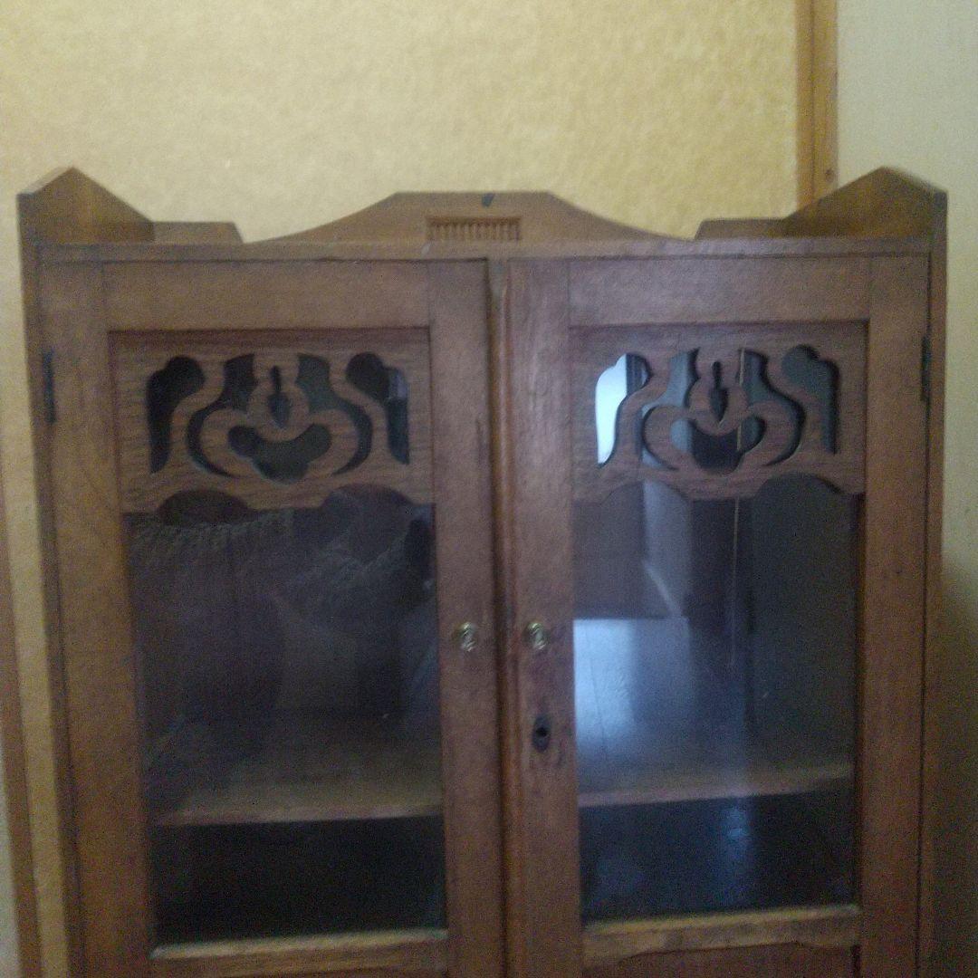 古家具 和箪笥 レトロ アンティーク 本棚 キャビネット