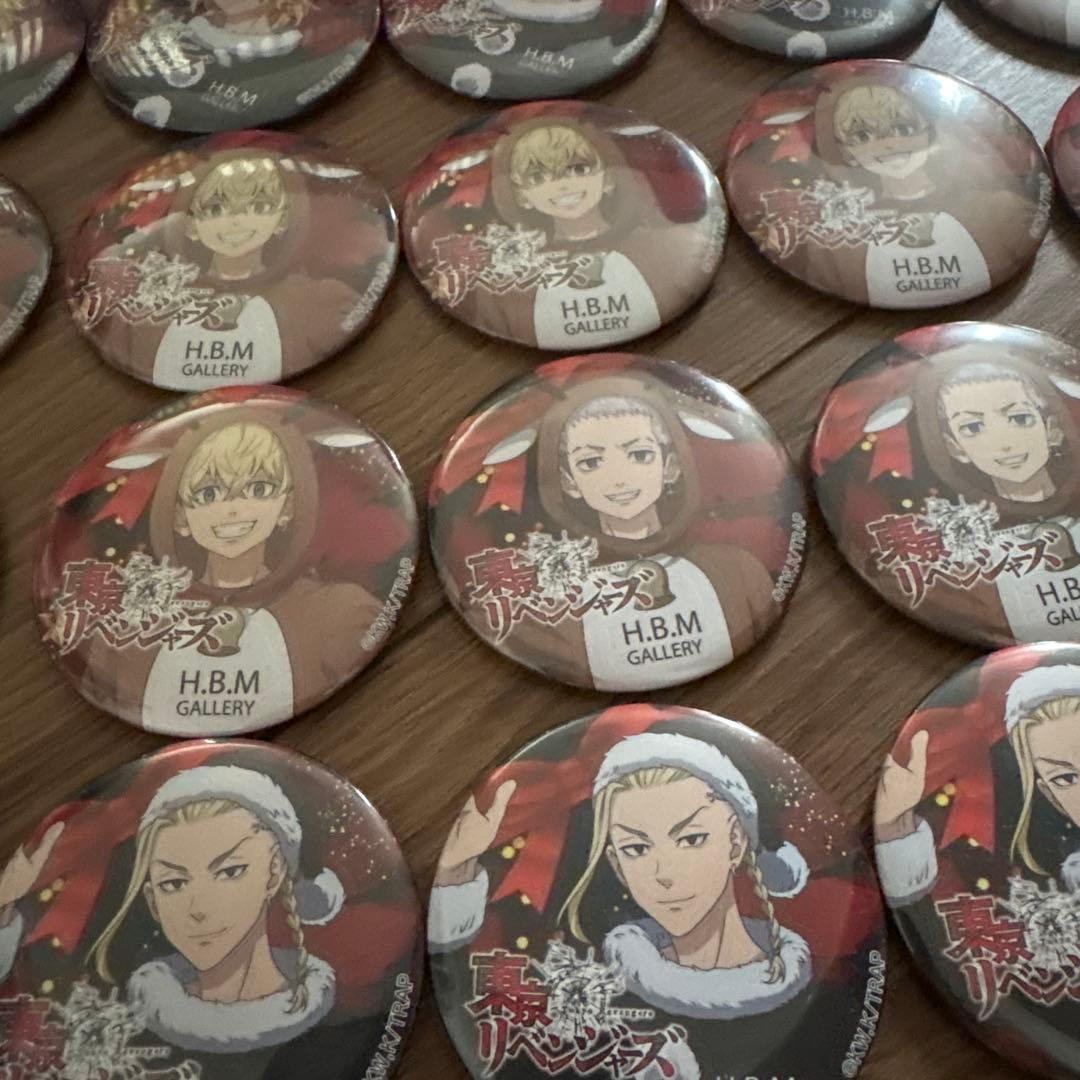 m*a様 東京リベンジャーズ 佐野万次郎 缶バッジ くじ マイキー 缶バッジ　4