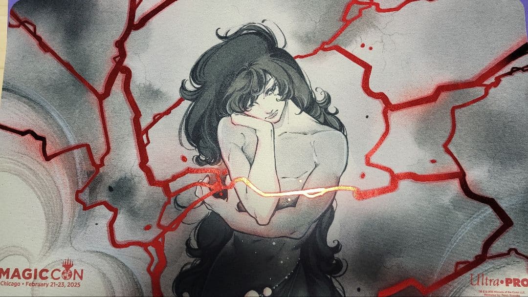 稀少 初版 再販無し MTG プレイマット 桃桃子/Peach Momoko