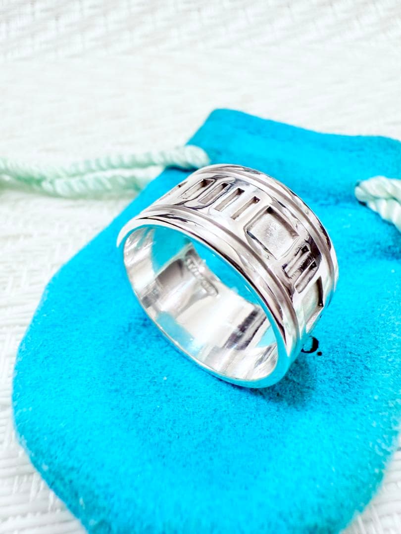 ティファニー　アトラス　ワイド　指輪　リング　21.5号　研磨仕上済美品 925