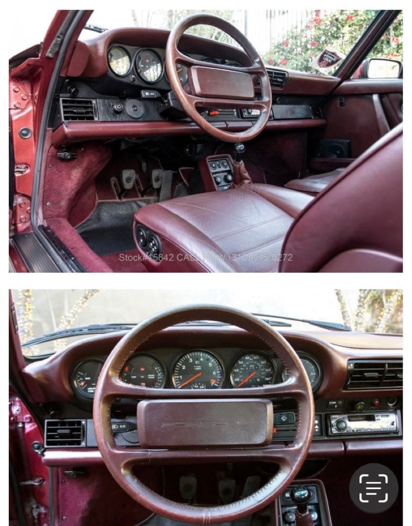 制作依頼　参考画像　ポルシェ 911 ターボ　バーガンディ