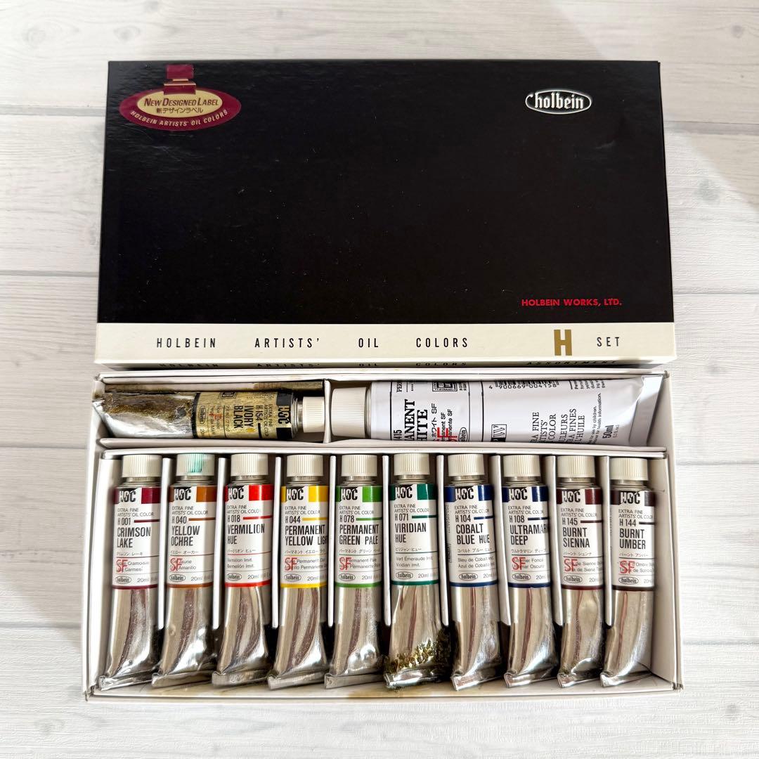 ホルベイン　油絵具セット 木製ケース　【未使用品】　HOLBEIN