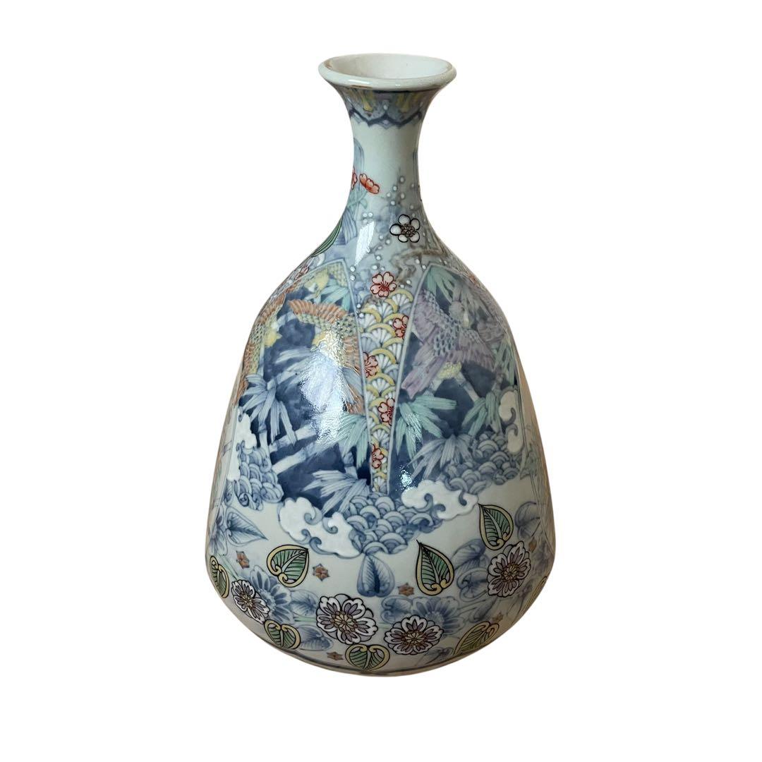 【激レア】六代　走波　壺　花瓶　レトロ　33cm