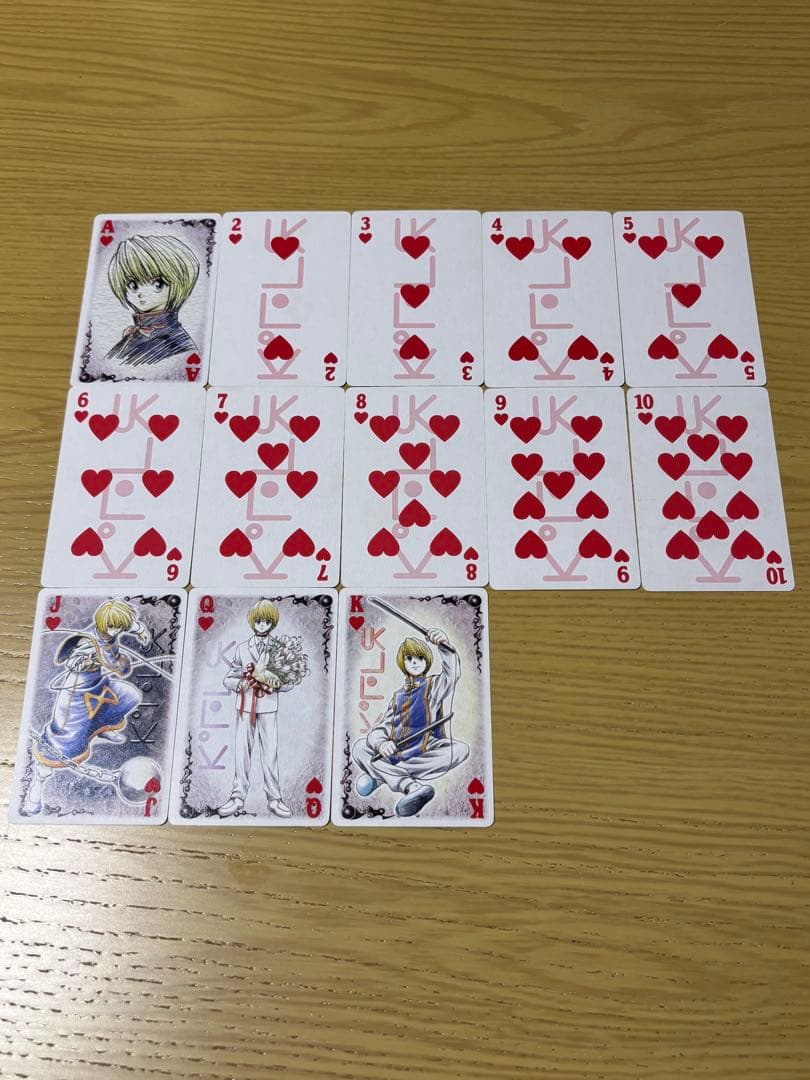 HUNTER×HUNTER ハンター協会公認トランプ　ゴールド　ハンターハンター