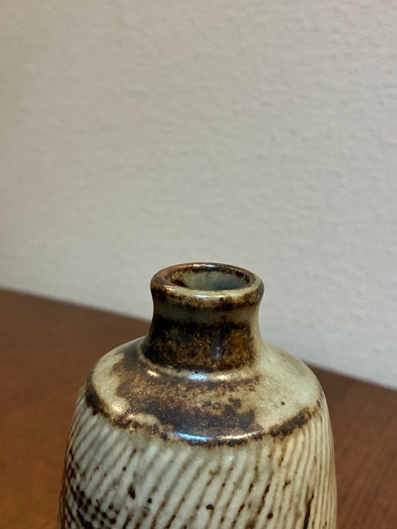 値下げ‼️酒器　人間国宝　島岡達三 昇龍徳利 石洞山人 絵付 共箱