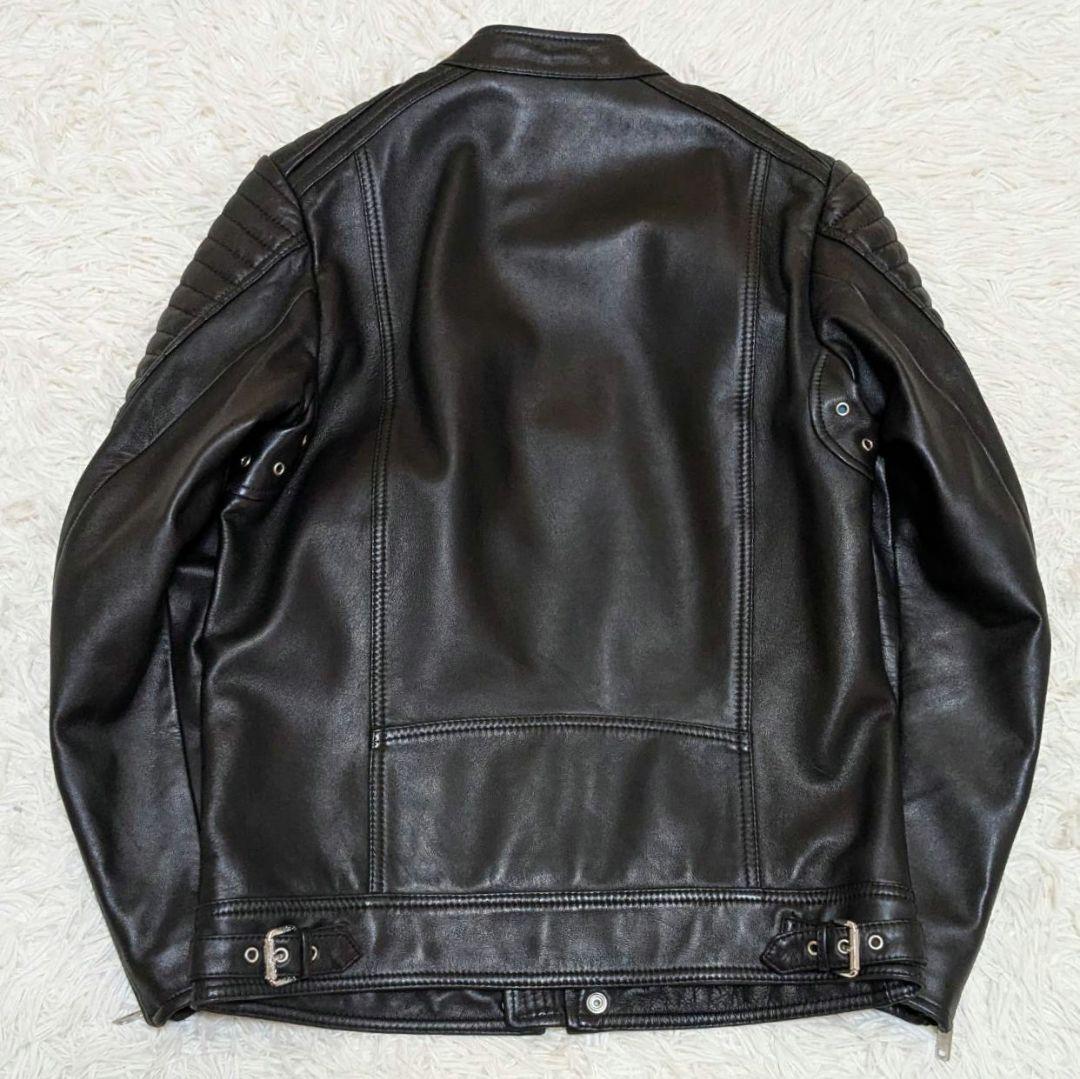 ✨美品✨ DIESEL L-SHIRO JACKET 羊革 ライダースジャケット