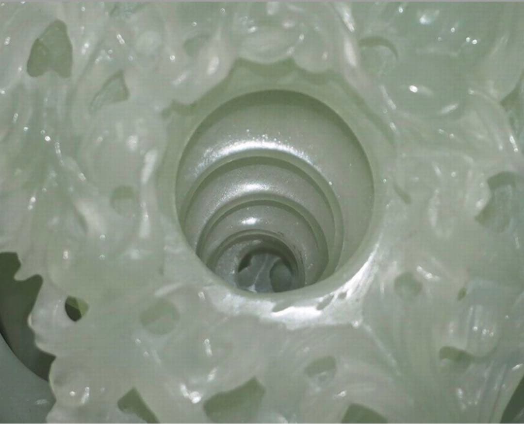 送料無料　砡　龍鳳彫刻　細密透彫り天球　7層 　珍品置物　中国古玩