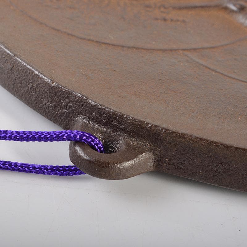 南部鉄器　鈴木盛久作　レリーフ　一字金輪像懸仏　共箱　C　6005