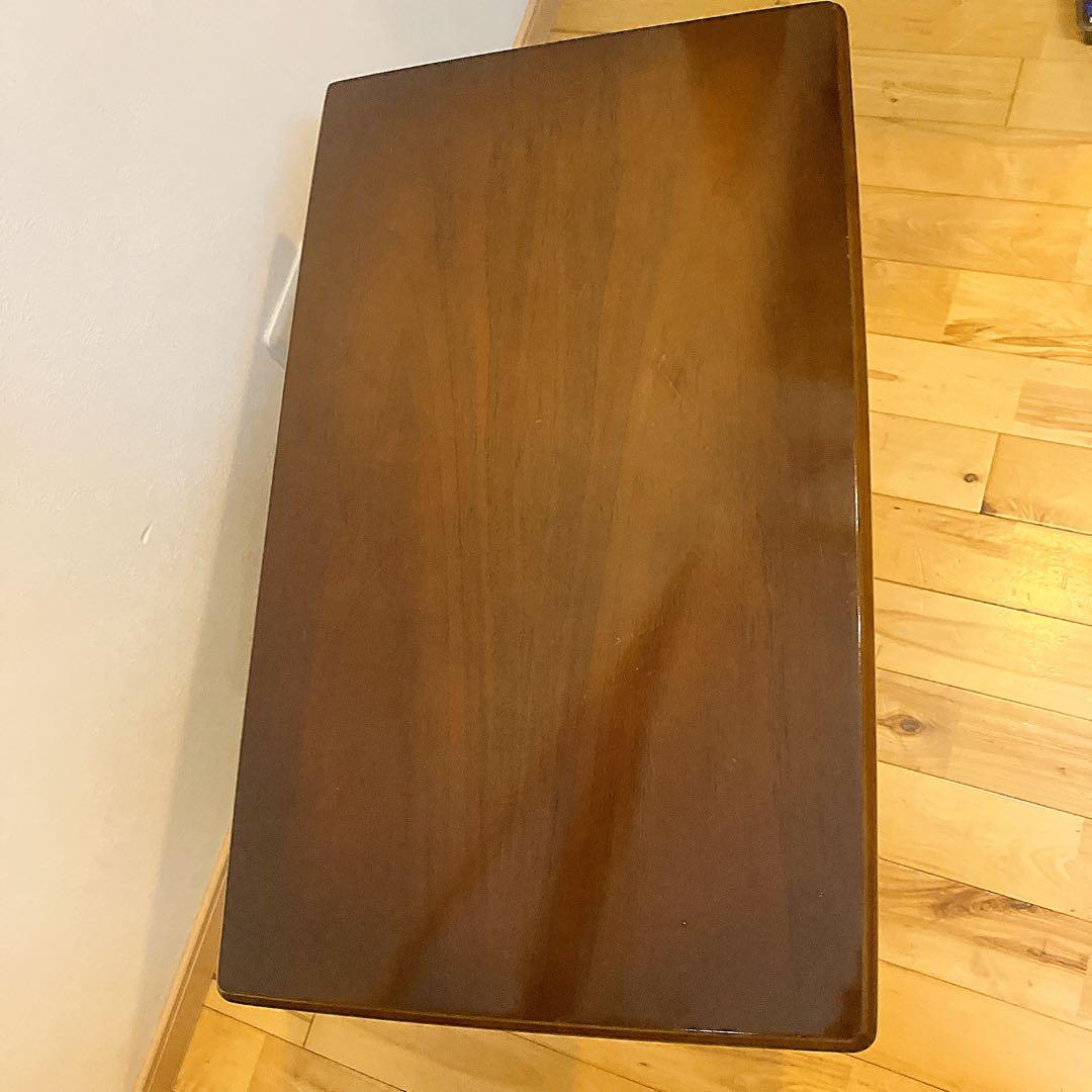 カリモクkarimoku サイドテーブル マガジンラック付 コロニアル 机 花台