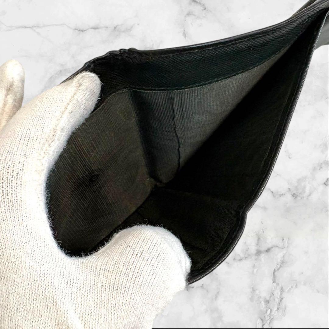 極美品✨ PRADA プラダ 三つ折り財布 サフィアーノ 三角ロゴ