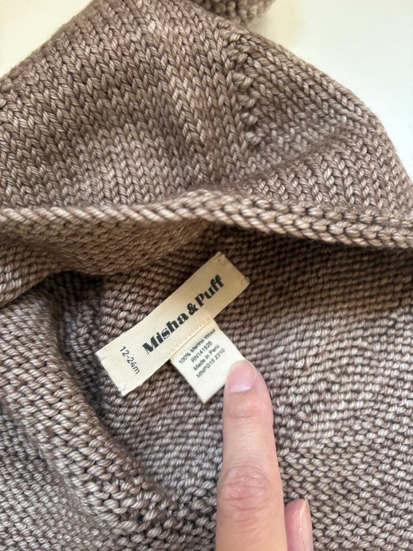 帽子 Misha and puff Pointy Peak Hat - Brut