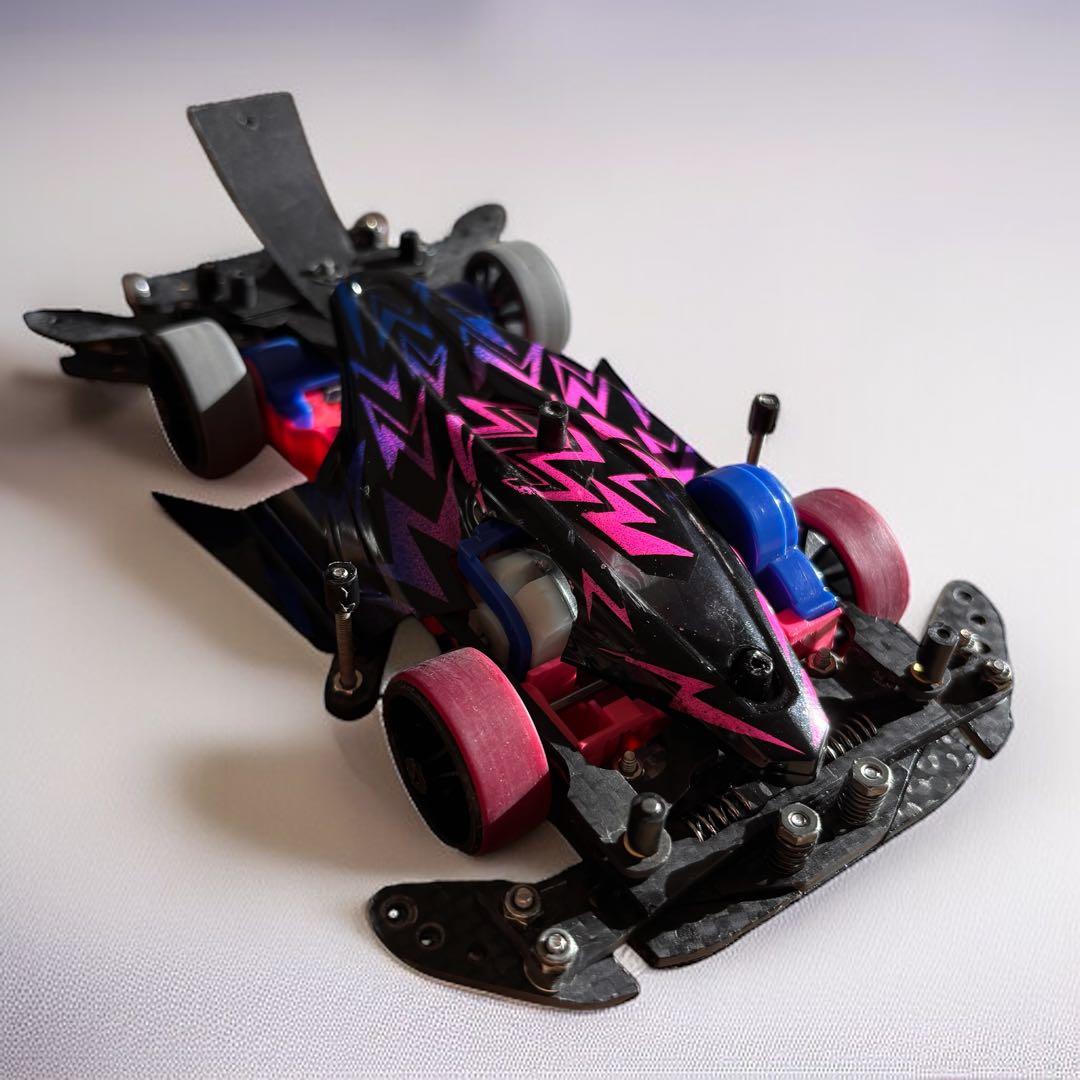 ミニ四駆 FM-VS完成車 提灯 ダブルバネAT アンカー