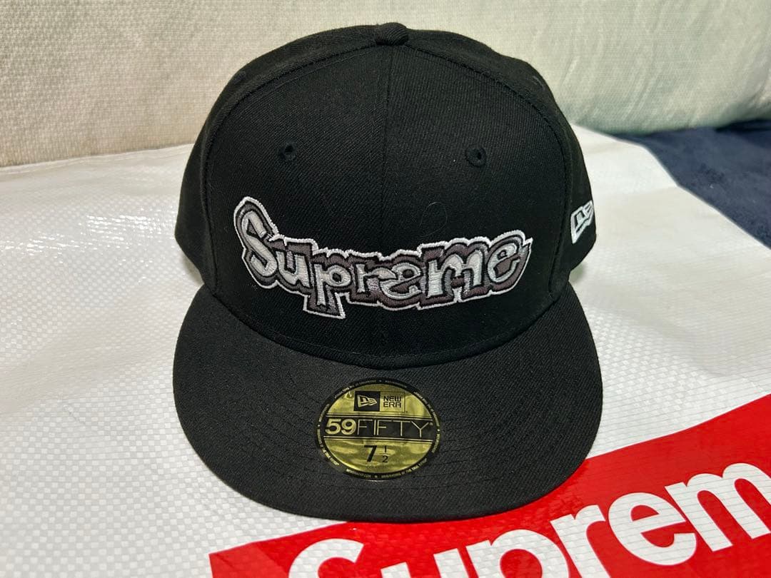Supreme newera gonz logo 59FIFTY 黒 7 1/2