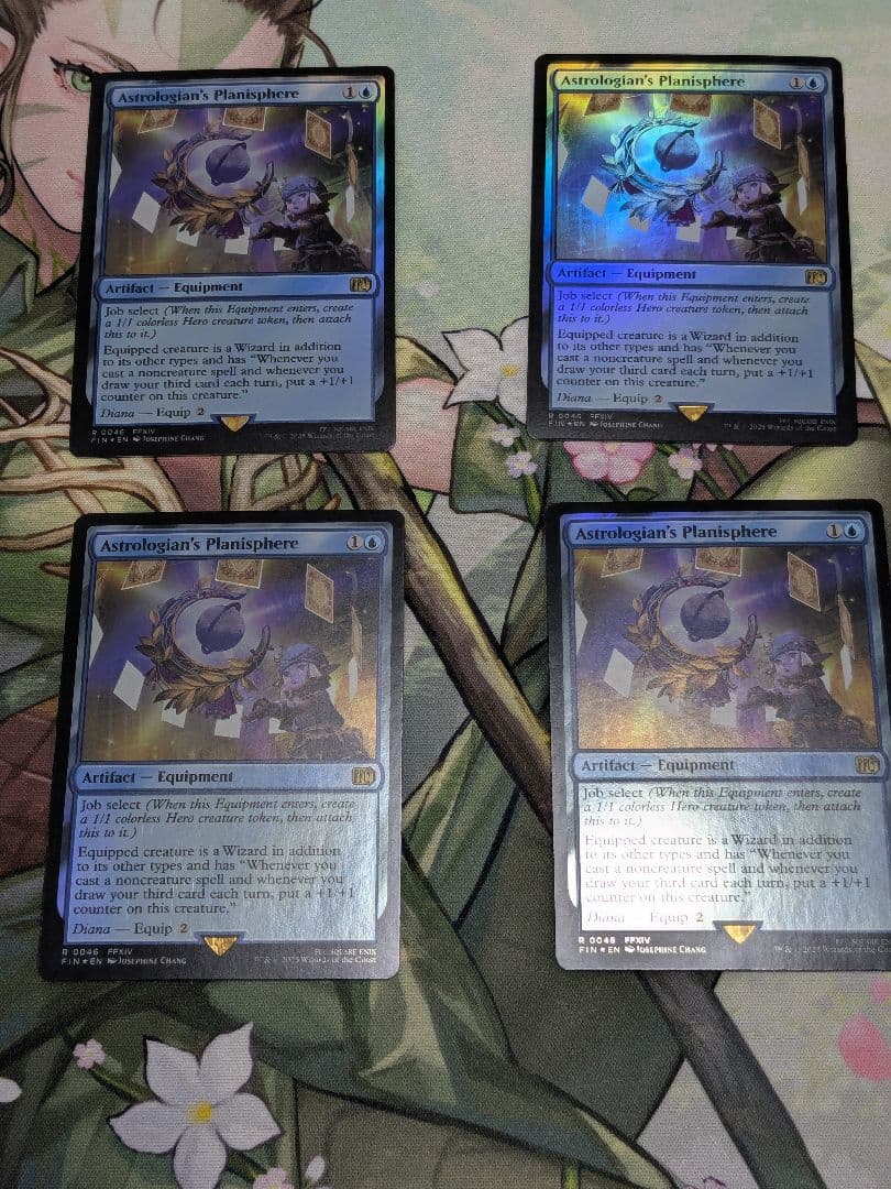 MTG 「占星術師」の天球儀 4枚セット 英語版FOIL