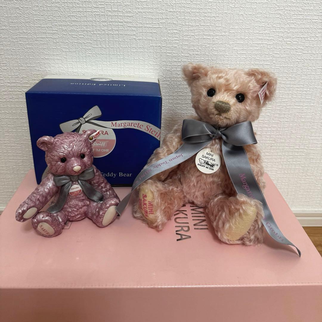 STEIFF Mini Sakura限定1000体 箱入りシュタイフ テディベア