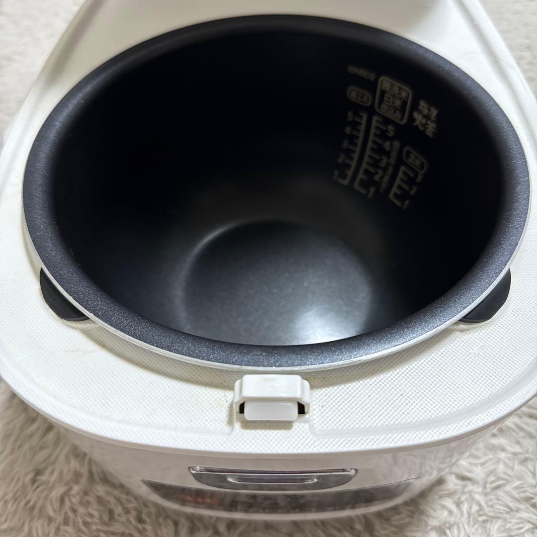 【美品】アイリスオーヤマ/炊飯器/IH式/ERC-IB50-W/5.5合/ジャー