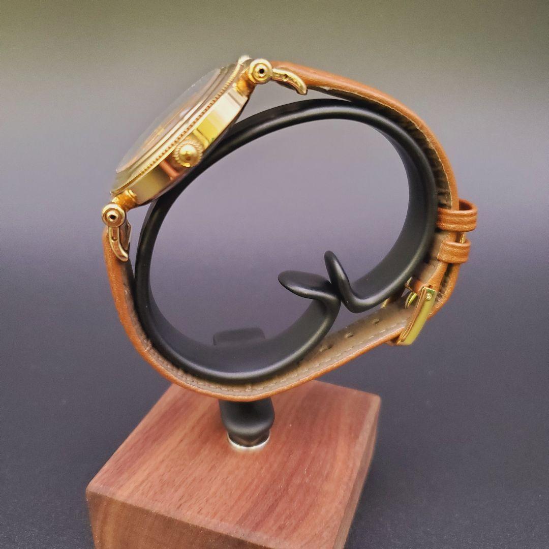 美品 希少 新品電池 稼働品 セイコー ヴィンテージ ゴールド スモセコ 曜日