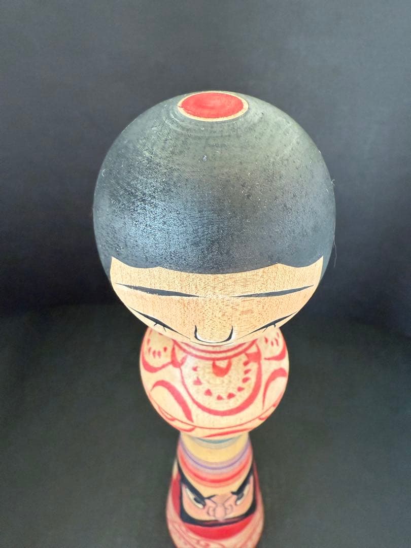 盛秀太郎作 手描き　希少品　盛秀太郎　津軽系　温湯こけし　伝統こけし　日本人形