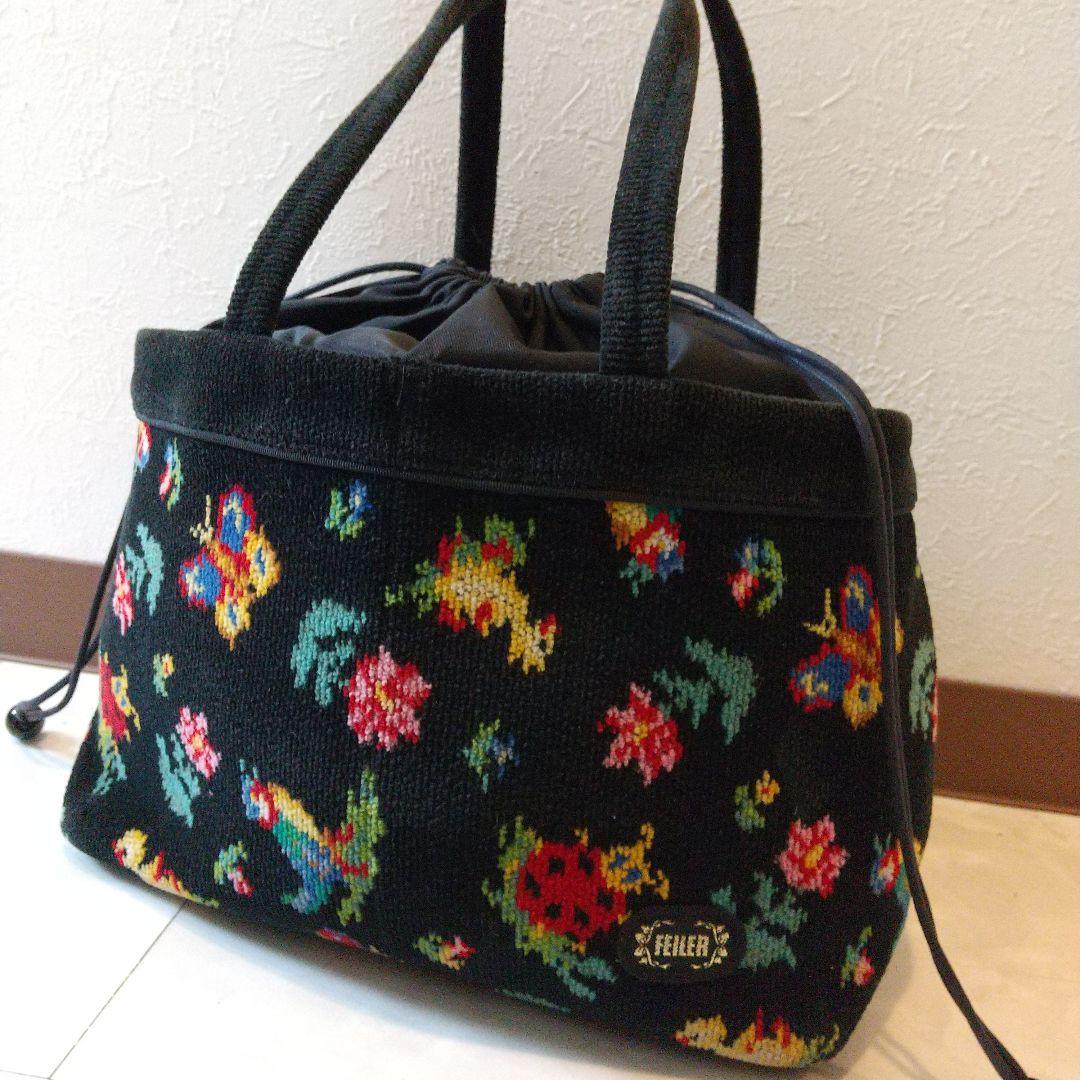 フェイラー　ハイジ柄　トートバッグ　巾着　ハンドバッグ