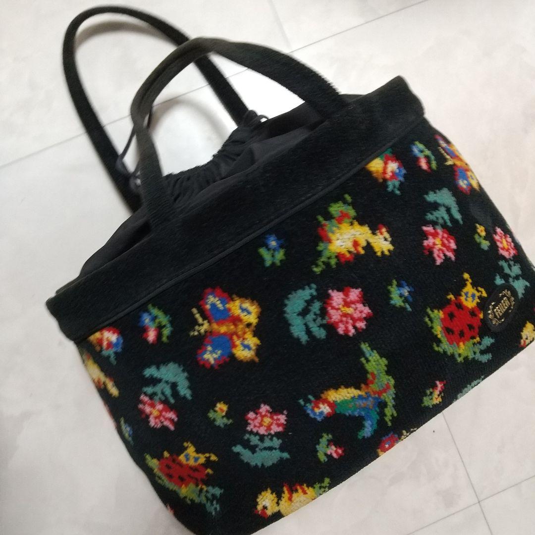 フェイラー　ハイジ柄　トートバッグ　巾着　ハンドバッグ