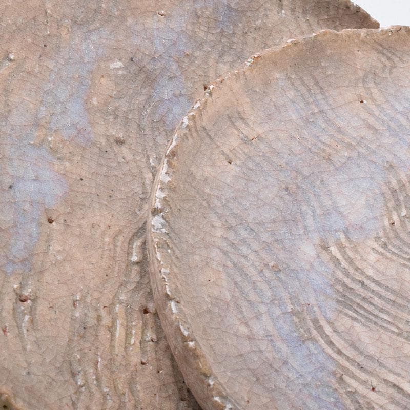 和食器　萩焼　十一世　坂高麗左衛門作　銘々皿　六客　共箱　V　R8630