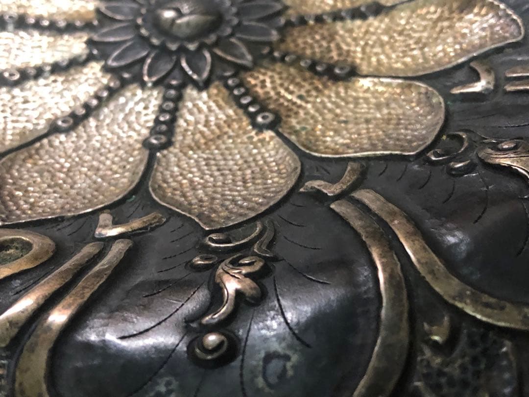 シルバー800銀飾り皿 320g