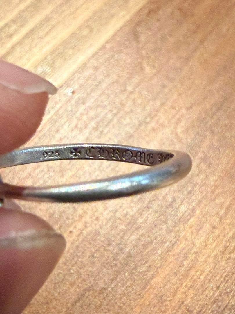 Chrom hearts925シルバー バブルガムリング