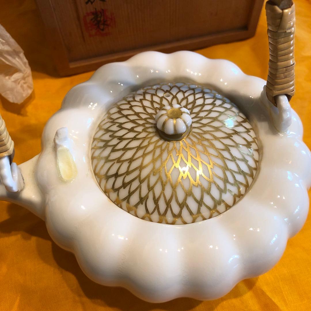 丁子　白髙麗菊花　東哉製　京都　清水