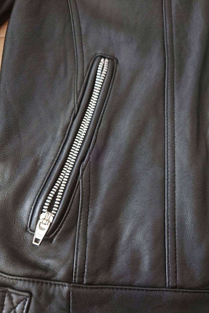 JACKROSE ラムレザー シングルライダースジャケット　サイズ4