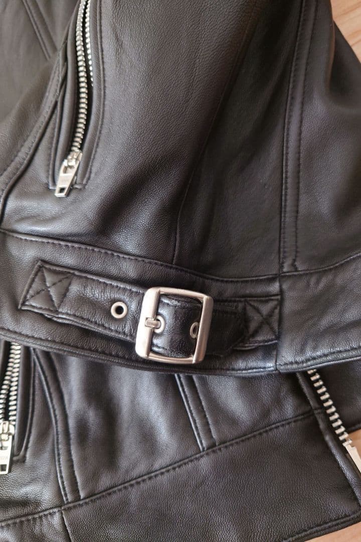 JACKROSE ラムレザー シングルライダースジャケット　サイズ4