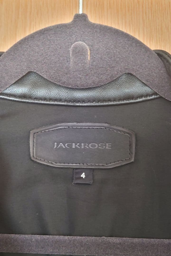 JACKROSE ラムレザー シングルライダースジャケット　サイズ4