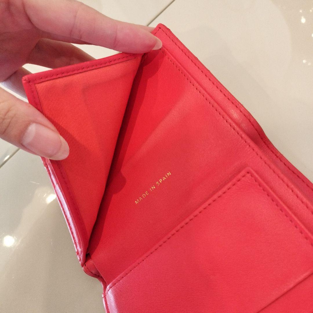 CHANEL キャビアスキン 三つ折り財布 タイムレス