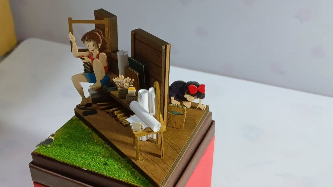 魔女の宅急便　さんけい　ペーパークラフト　ジブリ