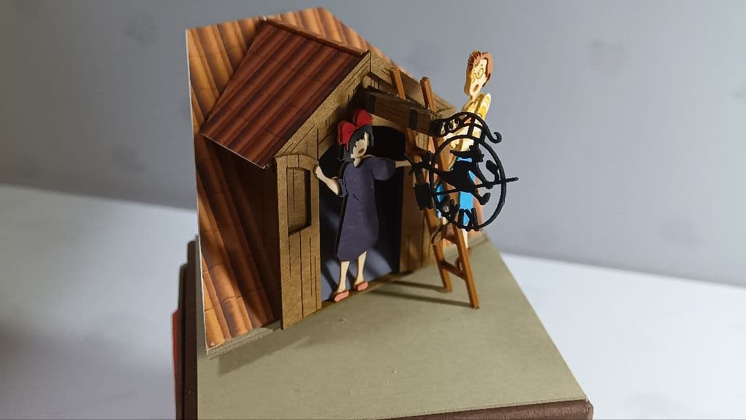 魔女の宅急便　さんけい　ペーパークラフト　ジブリ