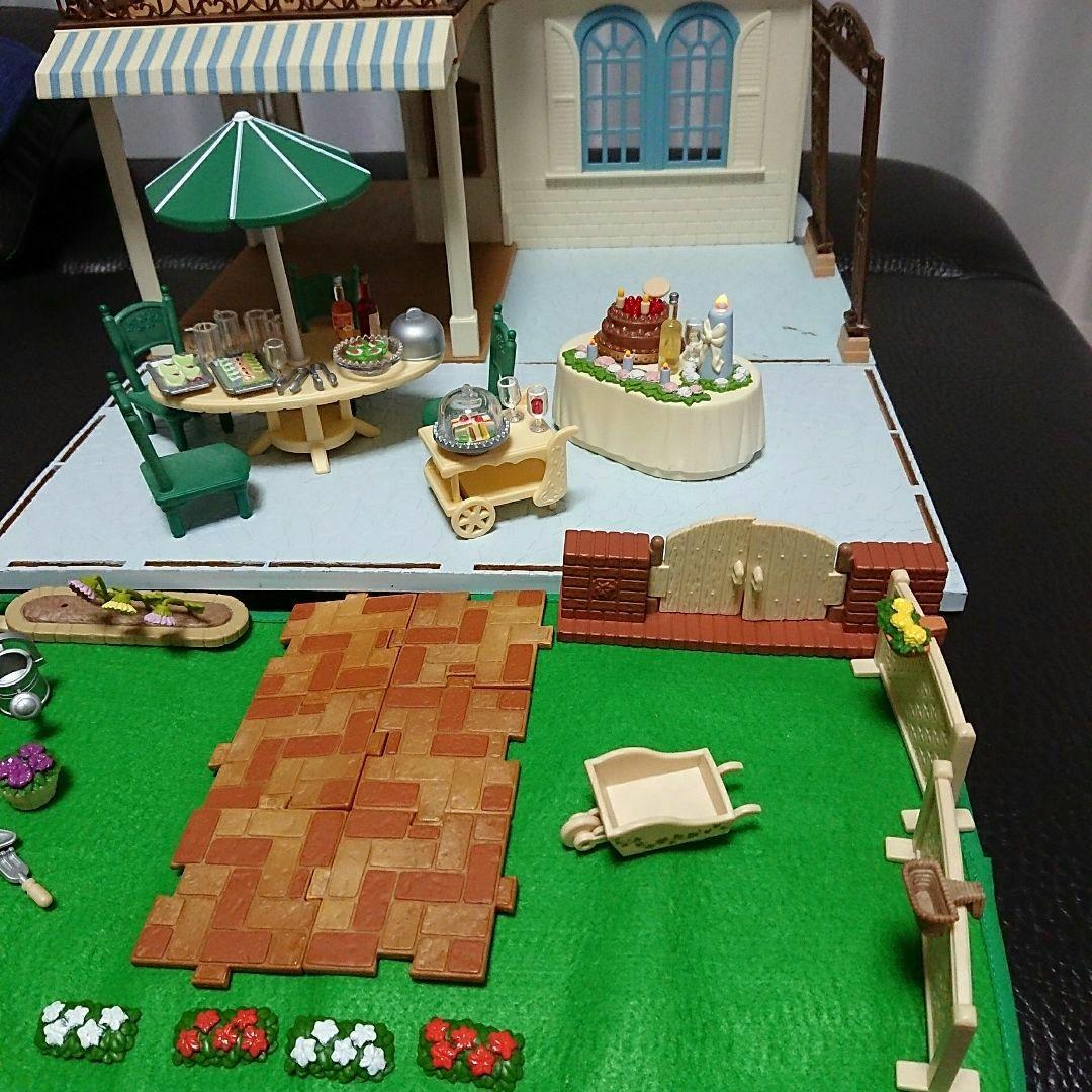 シルバニア＊お家はすてきなあこがれのお店～スペシャルパーティーセット&ガーデン