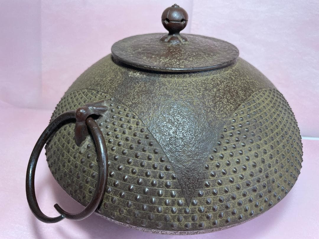 南部鉄瓶　南部鉄器　鉄瓶　湯沸かし　茶釜　南部三厳堂　ヴィンテージ