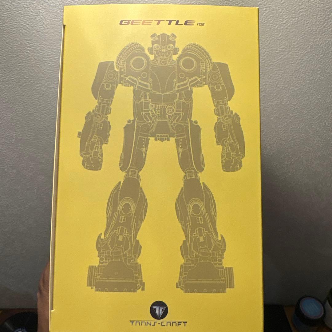 TRANSCRAFT T02 バンブルビー似　初回汚し塗装有　ロボットフィギュア