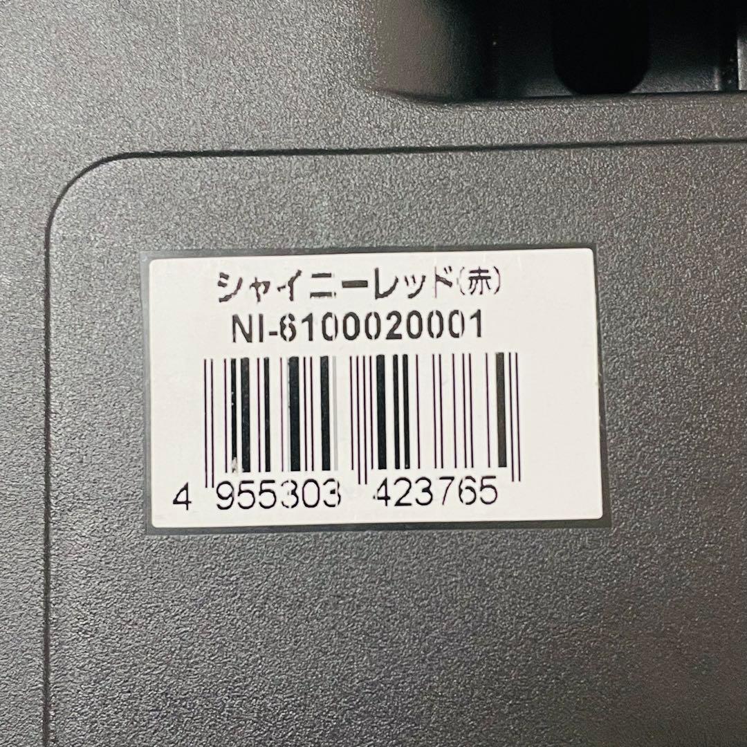 日本育児 トラベルベスト EC FIX ジュニアシート チャイルドシート 赤黒