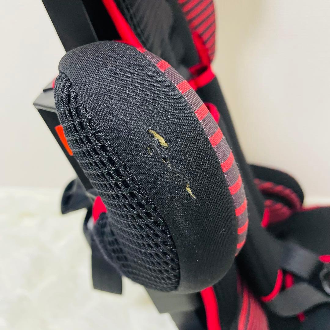 日本育児 トラベルベスト EC FIX ジュニアシート チャイルドシート 赤黒