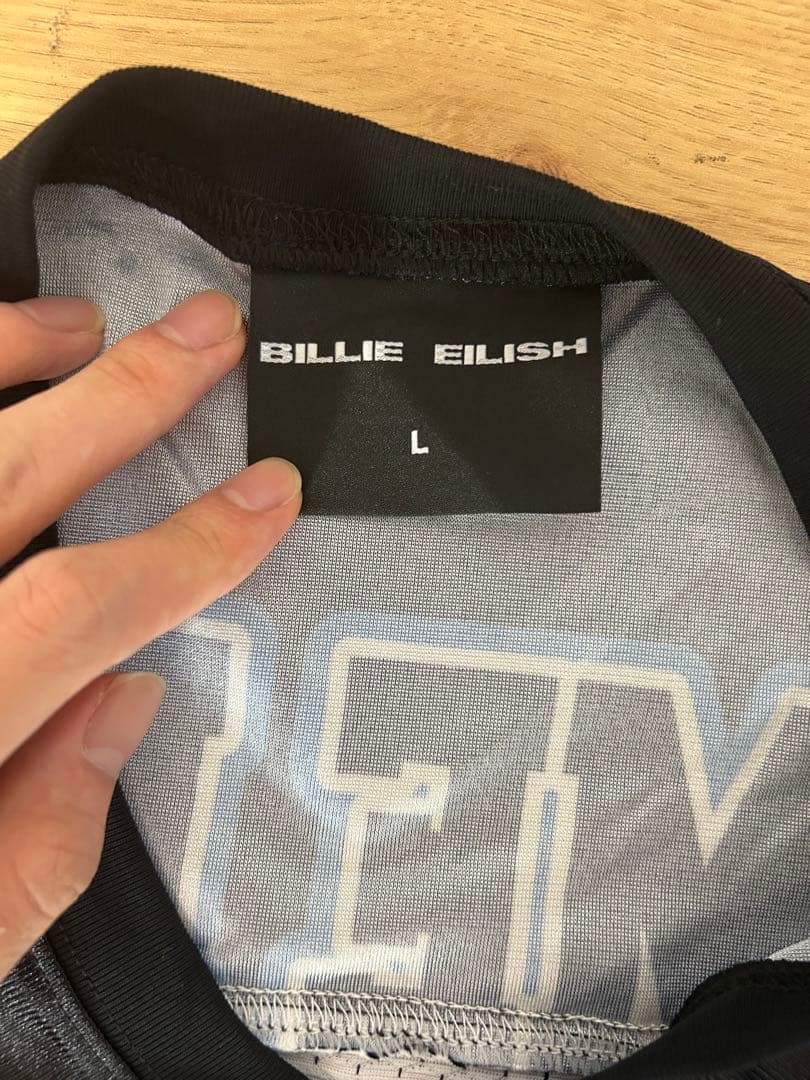 【新品】ビリーアイリッシュ　カスタムジャージ　ゲームTシャツ　Lサイズ