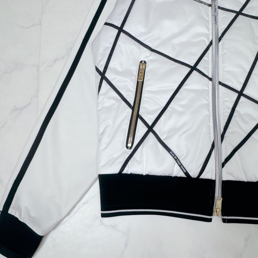 SY32 レディース フルジップアップブルゾン ホワイト サイズM