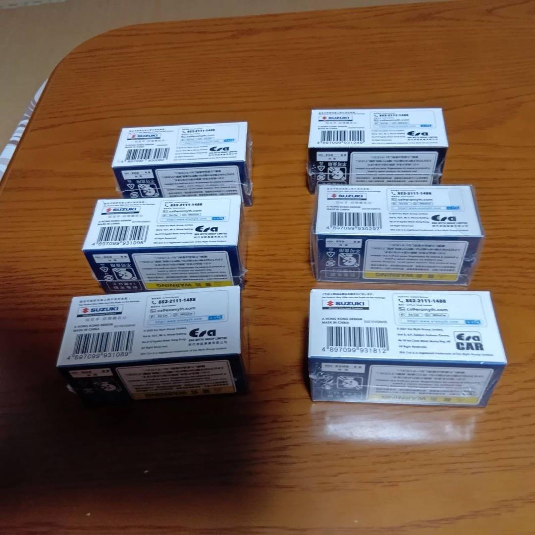 【6台セット】EraCAR エラカー　エブリイ 1/64