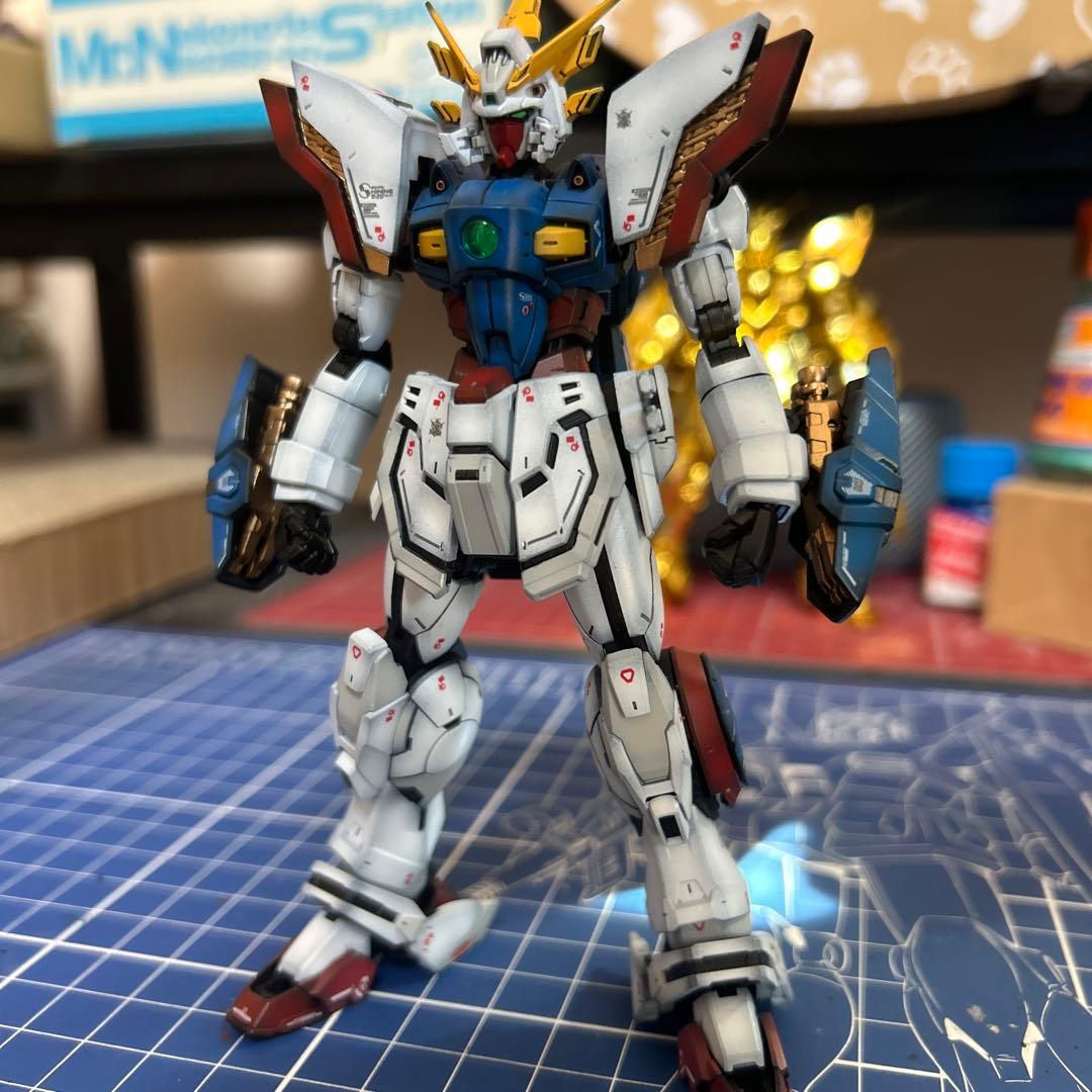 RGシャイニングガンダム塗装完成品