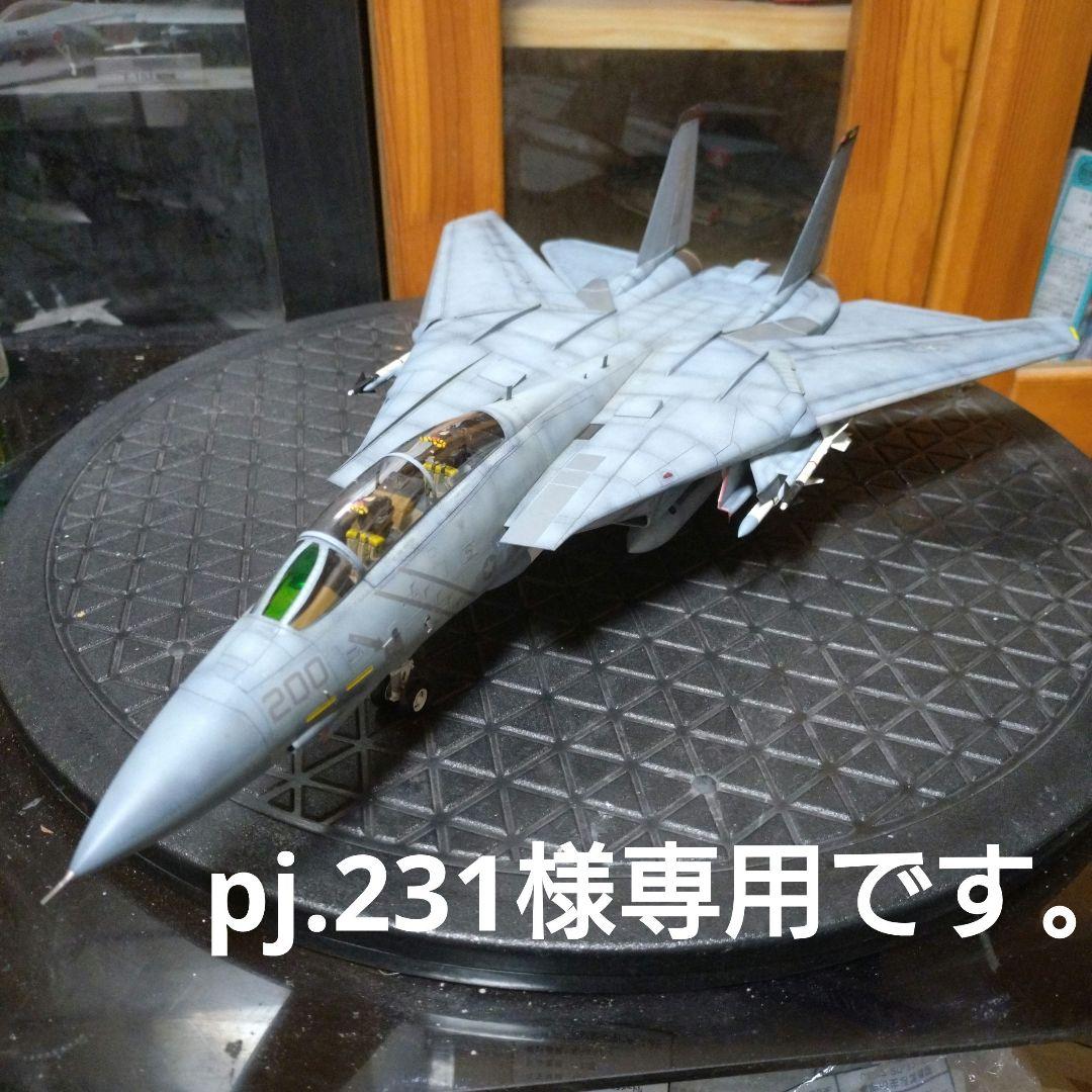 タミヤ 1/48 F14Aプラモデル塗装済み完成品