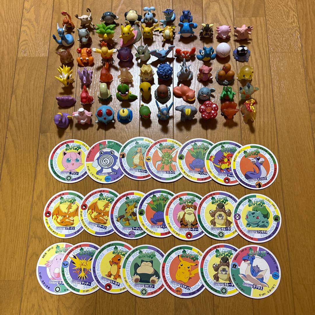 最終値下げゲームキャラクターポケモンフィギュア永谷園めんこセット レア